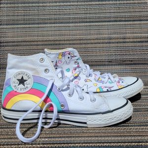 Converse Hightop Rainbow/Unicorn